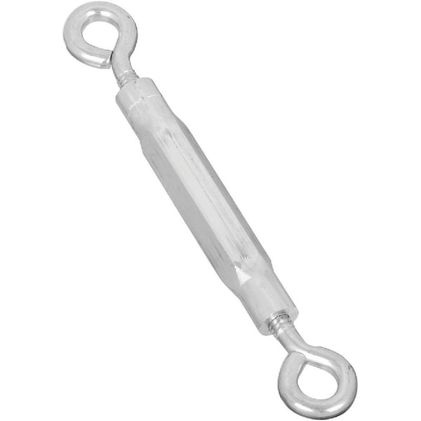 National 7/32 In. x 6-1/2 In. Zinc Eye & Eye Turnbuckle N221739 - main